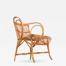 Vintage rattan swivel lounge chair with end table boho mid century modern 1970s rancol0 5 out of 5 stars (72) $ 495. Robert Wengler Mid Century Modern By R Wengler Wicker Patio Lounge Chair Denmark 1960s