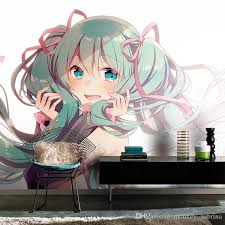 Japanese Anime 3d Vocaloid Wall Mural Hatsune Miku Wallpaper Luo Tianyi Wall Covering For Girls Bedroom Living Room Sofa Tv Background Rolls Wide Desktop Wallpaper Wide Desktop Wallpapers From Monkey Zabrina 15 28 Dhgate Com