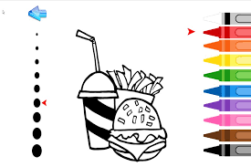Ini adalah video tentang proses pembuatan tugas menggambar dan mewarnai gambar makanan 4 sehat 5 sempurna. Anak Mewarnai Makanan For Android Apk Download