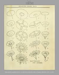 How To Draw Flowers And Turn These Drawings Into Really Cool Wall Art Craft Mart Drawings Flower Drawing Book Drawing