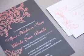 Coral And Grey Wedding Invitations Coral Wedding Invitations Grey Wedding Invitations Coral Wedding