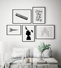 Hairstylist Gift Salon Decor Print Hairdressing Beauty Salon Etsy Salon Decor Salon Wall Art Salon Suites Decor