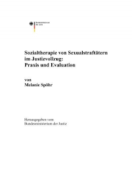 Maybe you would like to learn more about one of these? Sozialtherapie Von Sexualstraftatern Im Justizvollzug Praxis Und