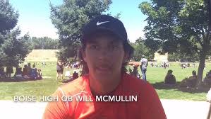 Boise High quarterback Will McMullin