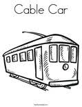 > cable car coloring page. Cable Car Coloring Page Twisty Noodle