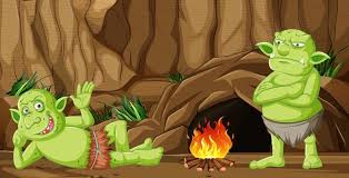 720 yaoi (2) goblins cave. Goblins Or Trolls With Cave House Download Free Vectors Clipart Graphics Vector Art