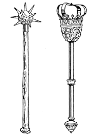 Prepare the printer and click on print the draw. Coloring Page Sword And Sceptre Free Printable Coloring Pages Img 18929