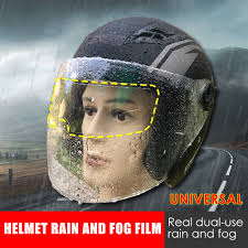 I then placed a cup of boiling water inside a helmet, note that every helmet has the visor closed. Multi Functional Anti Fog Film For Motorcycle Helmet Visor Nano Coating Pet Practical Durable Classic Fog Resistant Film Helmets Aliexpress
