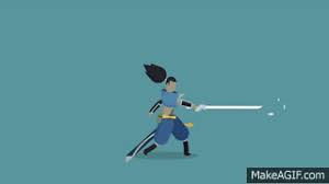 Yasuo is a character from league of legends. League Of Legends Gif Yasuo On Make A Gif