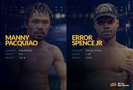 Check spelling or type a new query. Errol Spence Jr Vs Manny Pacquiao Betting Odds Picks