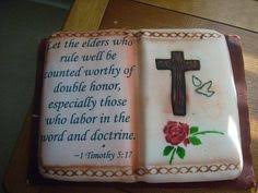 Whether your family likes cheesecakes, cookie cakes, layer cakes, or bundt cakes, we've got an option for you. 22 Pastor Appreciation Cakes Ideas Pastors Appreciation Bible Cake Book Cakes