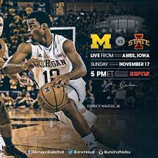 Michigan Men S Basketball On Twitter Fsu Basketball Basketball Information Sports Graphic Design