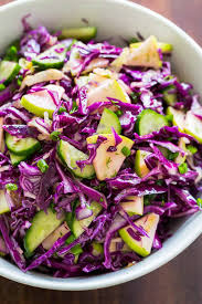 My Sister Alla S Red Cabbage Salad With Apple Is Loaded With The Best Autumn Ingredients She Sneaks Sauerkraut Int Red Cabbage Salad Red Cabbage Cabbage Salad