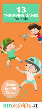 Enjoy our collection of fun learning activities to help your child reach the throwing & catching developmental milestone. 13 Throwing Games For Kids Great For Pe Class Kid Activities