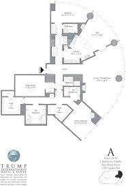 2 Bed 4 Bath Tier A Trump Tower Chicago Floor Plan Trump Tower Chicago Trump Tower Apartment Floor Plans