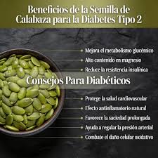 El pequeño tesoro verde que tu metabolismo necesita! 🎃✨ ¿Sabías que las  semillas de calabaza son mucho más que un simple snack? Para quienes viven  con Diabetes Tipo 2, estas semillas son