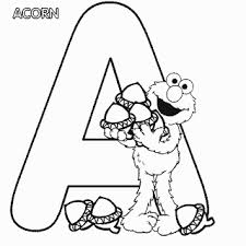 Pin oleh fitriah waty n di pdf nayla warna gambar buku mewarnai. Belajar Mewarnai Huruf A Sesame Street Coloring Pages Elmo Coloring Pages Abc Coloring Pages