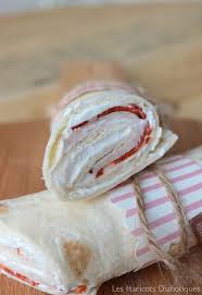 Wraps Au Chevre Frais Poulet Et Chorizo Recette Wrap Recette Recettes De Cuisine