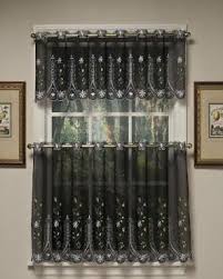 samantha embroidered sheer kitchen