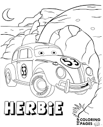 There are many benefits of coloring for children, for example : Printable Coloring Books With Cars Characters Herbie