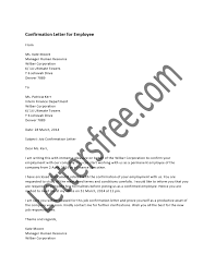 A Confirmation Letter Is A Document Handed Over To An Employee Informing Her Him That S He Is Now A Confirmed Emp Lettering Letter Sample Phrases And Sentences