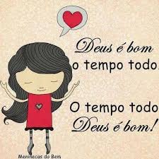 Resultado de imagem para desenho Deus é bom