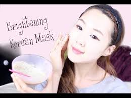 diy korean brightening clear skin face