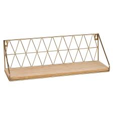Etagere Murale En Metal Coloris Bronze Maisons Du Monde Etagere Metallique Parement Mural Etageres Murales