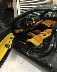 Each of our used vehicles has undergone a rigorous inspection to ensure the highest quality used cars, trucks, and suvs in california. Ferrari 488 Gtb Grey With Yellow And Black Interior Seats Door Panels Ferrari Ferrari 488 488 Gtb