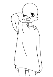 Figure drawing reference drawings manga drawing art poses drawing base mask drawing figure cat hoodie base by natalielobsters on deviantart. Pixilart Hoodie Base 2 Uwu By Emilyevilcookie