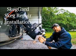 As a matter of course, if you have a brand new boat with a wire controlled skeg i'd strongly recommend pulling the cable and lubing it with furniture polish. How To Repair A Damaged Or Broken Skeg On An Outboard Motor Skeggard Installation Youtube