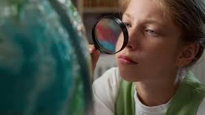 Magnifying Glass Search with Question Mark Loop Hand Drawn Animation