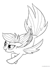 Pinkie pie pony coloring page. My Little Pony Coloring Pages Cartoons My Little Pony Mermaid 8 Printable 2020 4569 Coloring4free Coloring4free Com