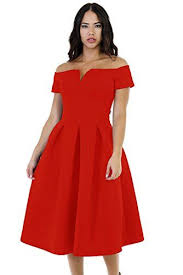Lalagen Women S Vintage 1950s Party Cocktail Wedding Swin Https Www Amazon Com Dp B076p54kl8 Ref Cm Sw R Pi Dp X Vctcabg Plus Size Red Dress Red Midi Dress