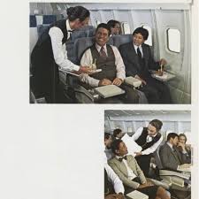 Pan Am “Clipper Class” was introduced as a way to entice frequent business  travelers to fly Pan Am. This 1982 brochure highlights some of the features  of this service. · Pan Am