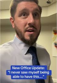 Really overwhelmed with just a great sense of gratitude today for what God  has done in my life. To many this is just an office. But to me, it marks a  moment where I went to a new level because I ...