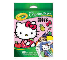 Download Mini Coloring Pages Hello Kitty Crayola