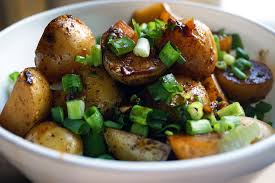 Sticky Teriyaki Glazed Potatoes - Dish It Girl Recipe Box