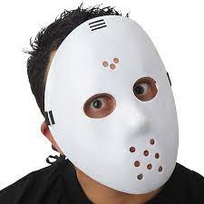 A common reference of a slasher movie serial killer: Hockey Mask Party City