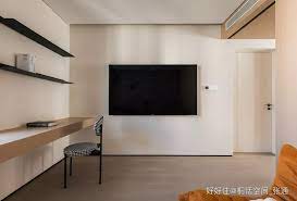 整洁墙面暗藏玄机 隐藏式收纳 开发空间潜力 营造家in 2021 flat screen bedroom flatscreen tv