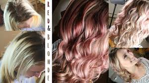 As one shade all over. Red Blonde Foils Hair Color Tutorial Youtube