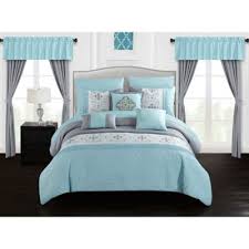 Bulutu space rocket print boys bedding duvet cover queen white blue cotton,3 pieces. Chic Home Jurgen Comforter Set Bed Bath Beyond