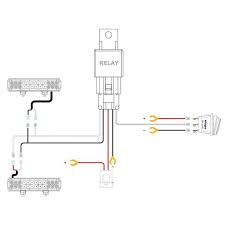 Wiring diagram of single tube light installation with electronic ballast. Nilight 12inch 72w Combo Led Light Bar 2pcs 4inch 18w Spot Led Pods Nilight Led Light