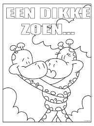 Maak een leuk verhuisbericht via greetz. Een Dikke Zoen Inkleuren Vaderdag Kleurplaten Moederdag