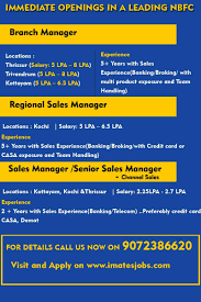 Opening In Nbfc Company Di 2020