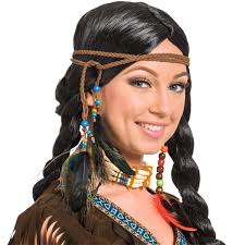 Maybe you would like to learn more about one of these? Native American Hair Band With Feathers And Beads