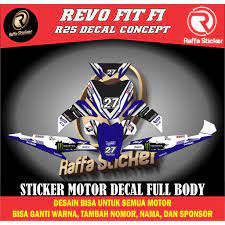 Cinema in lutto un malore improvvis. Stiker Full Body Revo Fit Decal Motor Revo Fit Striping Revo Fit R25 Decal Concept Shopee Indonesia