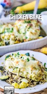 Add garlic and cook for 10 seconds. Chicken Zucchini Casserole Easy Family Recipes
