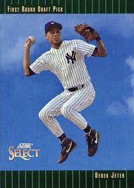 Born june 26, 1974) is an american former professional baseball shortstop, businessman, and baseball executive.he has been the chief executive officer (ceo) and part owner of the miami marlins of major league baseball (mlb) since september 2017. Derek Jeter Rookie Card Guide Gallery And Checklist