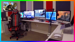 Mrbossftw New 2017 Gaming Streaming Office Setup Ultimate Youtube Gaming Office Setup Youtube